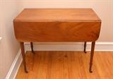 Antique Pembroke Drop Leaf Table on Casters