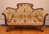 Victorian Sofa / Settee with Stunning Velvet Upholstery