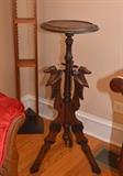 Vintage Black Forest Pedestal / Plant Stand