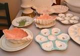 Great Assortment of Seafood Dishes & Serving Pieces