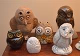Collection of Owl Figures