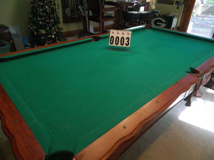 The best pool table playing accessory kits are made by American Heritage. They include everything you need to play including billiard balls and pool cues. Custom cover included