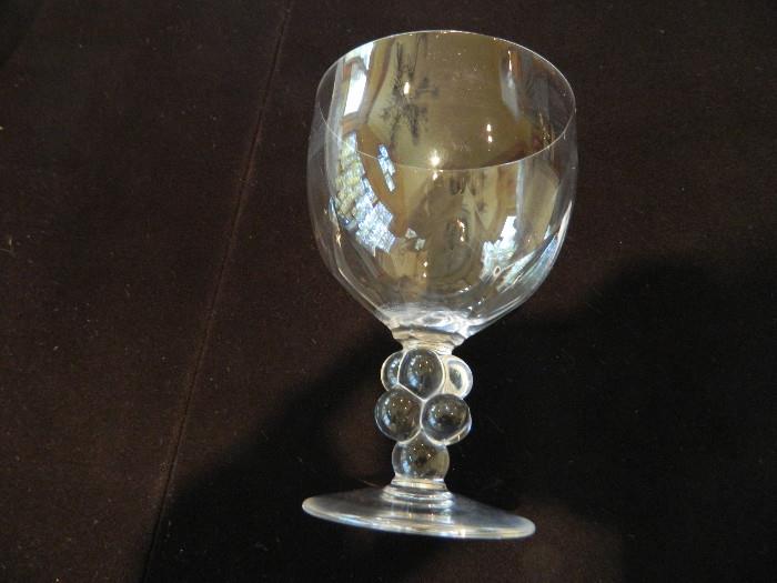 12 Lalique  Water Goblet 