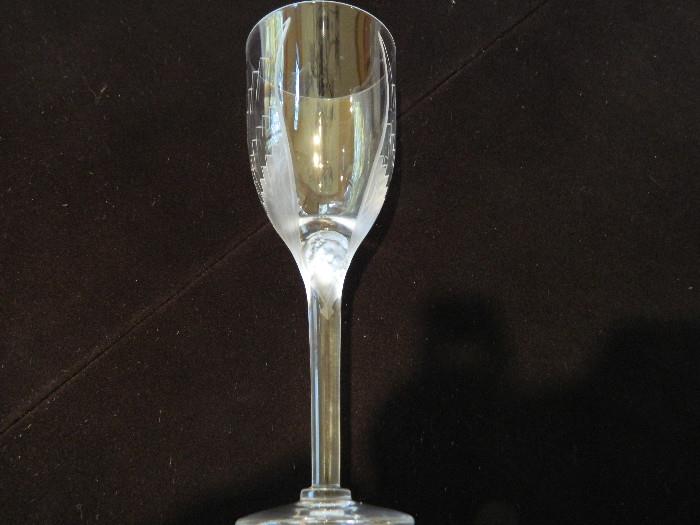 19- Lalique Toasting Flute