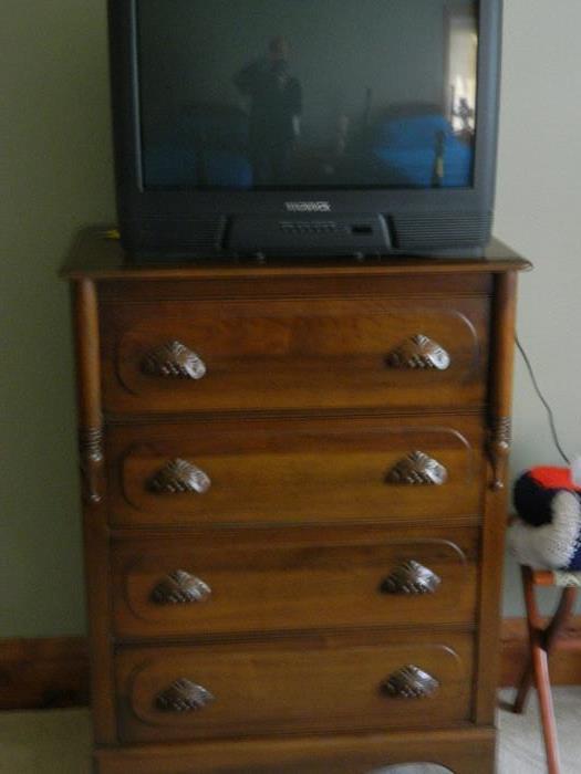American Heritage chest of drawers with free television 