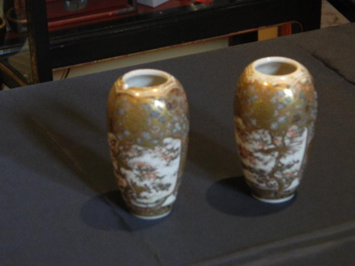 Satsuma small vases