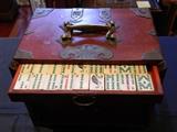 Mahjong set - Ivory Colored  material in original case