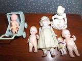 PORCELAIN AND PLASTIC DOLLS