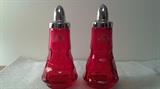 Viking Handmade Glass Salt & Pepper Shakers