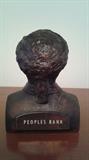 Vintage Brass "Davy Crockett" Peoples Bank-Bank