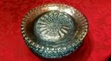 Vintage Fostoria Blue 8 Inch Plates Set of Six