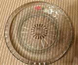 Vintage Fostoria Blue 8 Inch Plates Set of Six