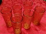 Vintage Brockway Concord Drinking Glasses Set of Six