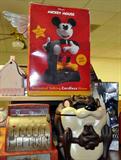 Tom thumb vintage register toy, Taz, looney tunes, Disney, cookie jars, mickey mouse, vintage phone, Harley Davidson Wing