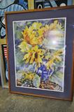 art, decor, framed print, watercolor,