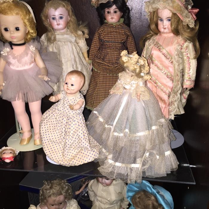 Part of the antique Doll Collection including Bye-Lo Baby and DEP and other old all original dolls, more details to come