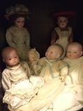Part of the antique Doll Collection including Bye-Lo Baby and DEP and other old all original dolls, more details to come