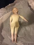 Vintage Porcelain and leather dolls