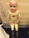Vintage Porcelain and leather dolls