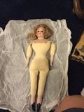 Vintage Porcelain and leather dolls