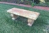Concrete bench