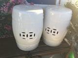 Chinese porcelain large garden seats / stools