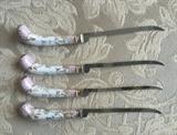 Fancy porcelain handled knives