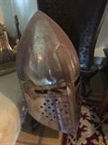 Knight's head armor