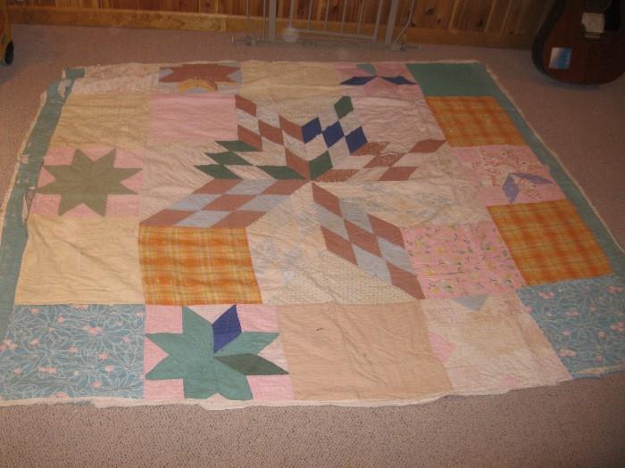 handmade quilt - $20