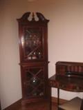 corner curio cabinet - $75