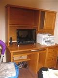 desk with hutch - $35