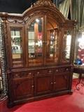 LIGHTED BREAKFRONT CHINA CABINET