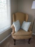 wing back chair fabric