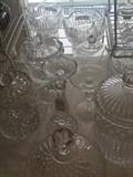 Glassware serving pieces