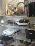 Some of the many small appliances