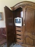 Matching armoire/entertainment cabinet