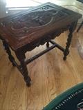 Small carved table