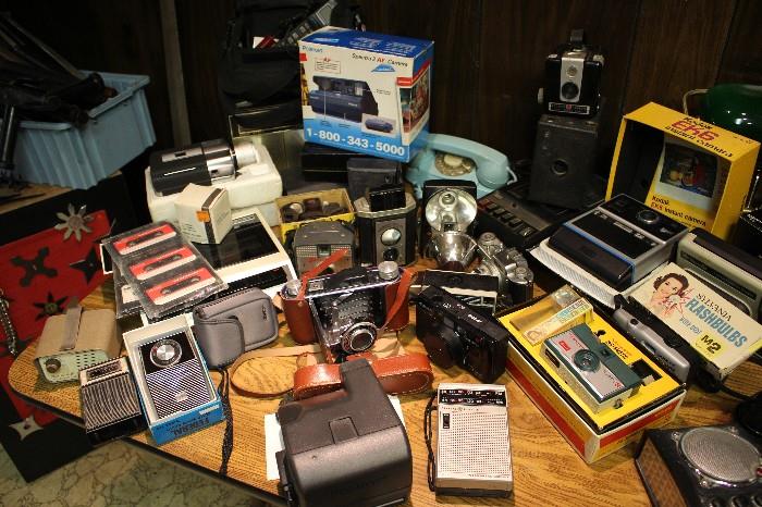 Vintage Cameras, Phones, Radios . . . Stuff!!