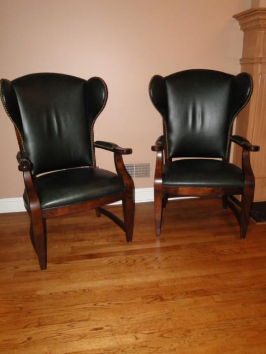Century Wing Back Chairs