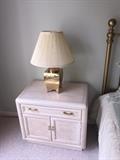BEAUTIFUL CREAM THOMASVILLE BEDROOM SET-NIGHTSTAND