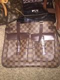 AUTHENTIC LOUIS VUITTON UZES TOTE IN DAMIER EBENE