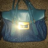 MARC JACOBS BLUE SHOULDER BAG