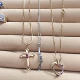 14K YELLOW AND WHITE GOLD JEWELRY SOME WITH DIAMONDS & RUBYS