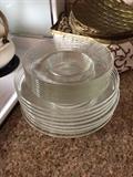 CLEAR GLASS DISHES