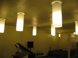 White tubular Ceiling light fixtures 