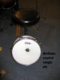 Medium coated single ply drum