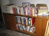 Books and credenza