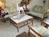 RATTAN SOFAS & TABLES