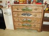 VICTORIAN CHEST WITH MODERN PAINT