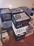 Comic Book Collection from the 1980s 13 milk crates full